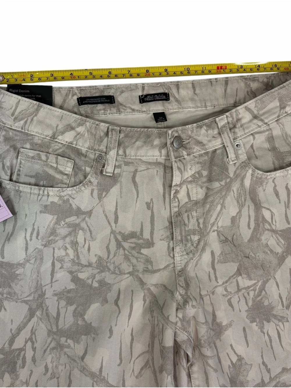 wild fable neutral Camouflage jeans - Picture 4 of 5